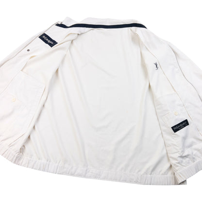 Vintage 90s YSL Yves Saint Laurent Harrington Jacket Size XL