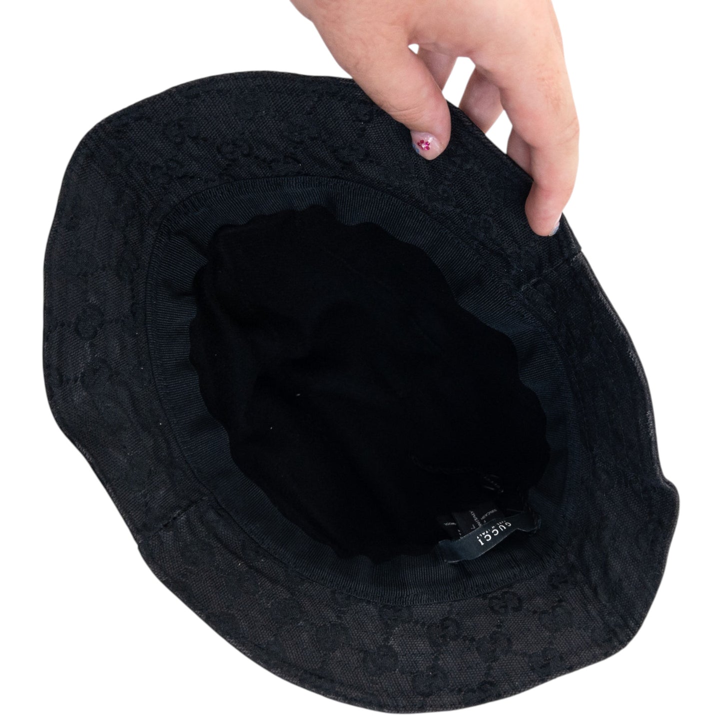 Vintage 2000s Gucci Monogram Bucket Hat Size L