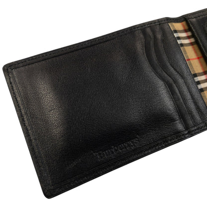 Vintage 90s Burberry Leather Card Holder