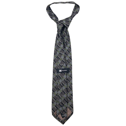 Vintage Issey Miyake Checkered Silk Tie