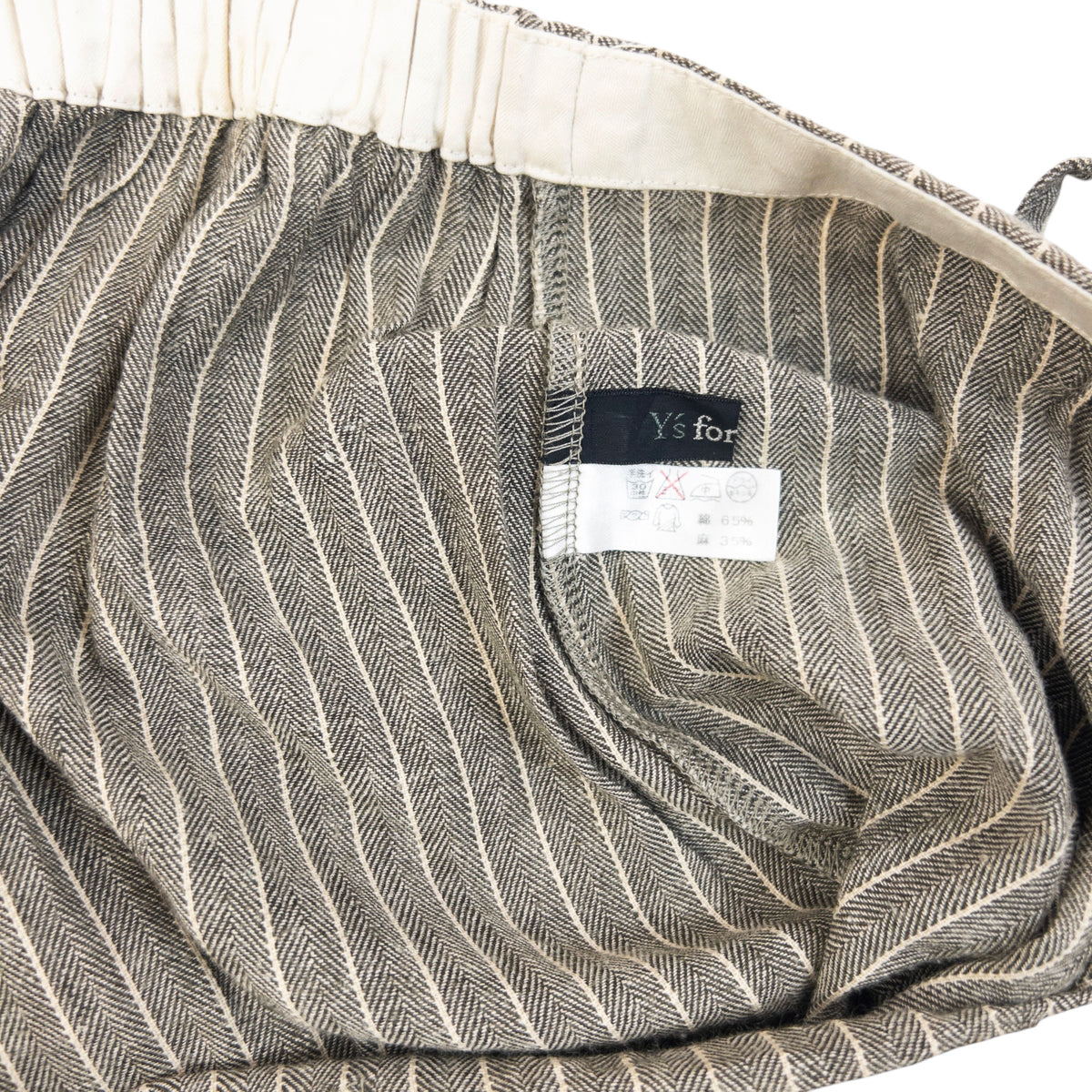 Vintage 90s Yohji Yamamoto Striped Skirt Womens Size M