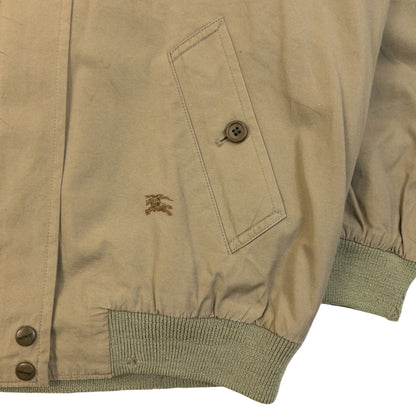 Vintage 90s Burberry Nova Check Lined Bomber Jacket Womens Size S