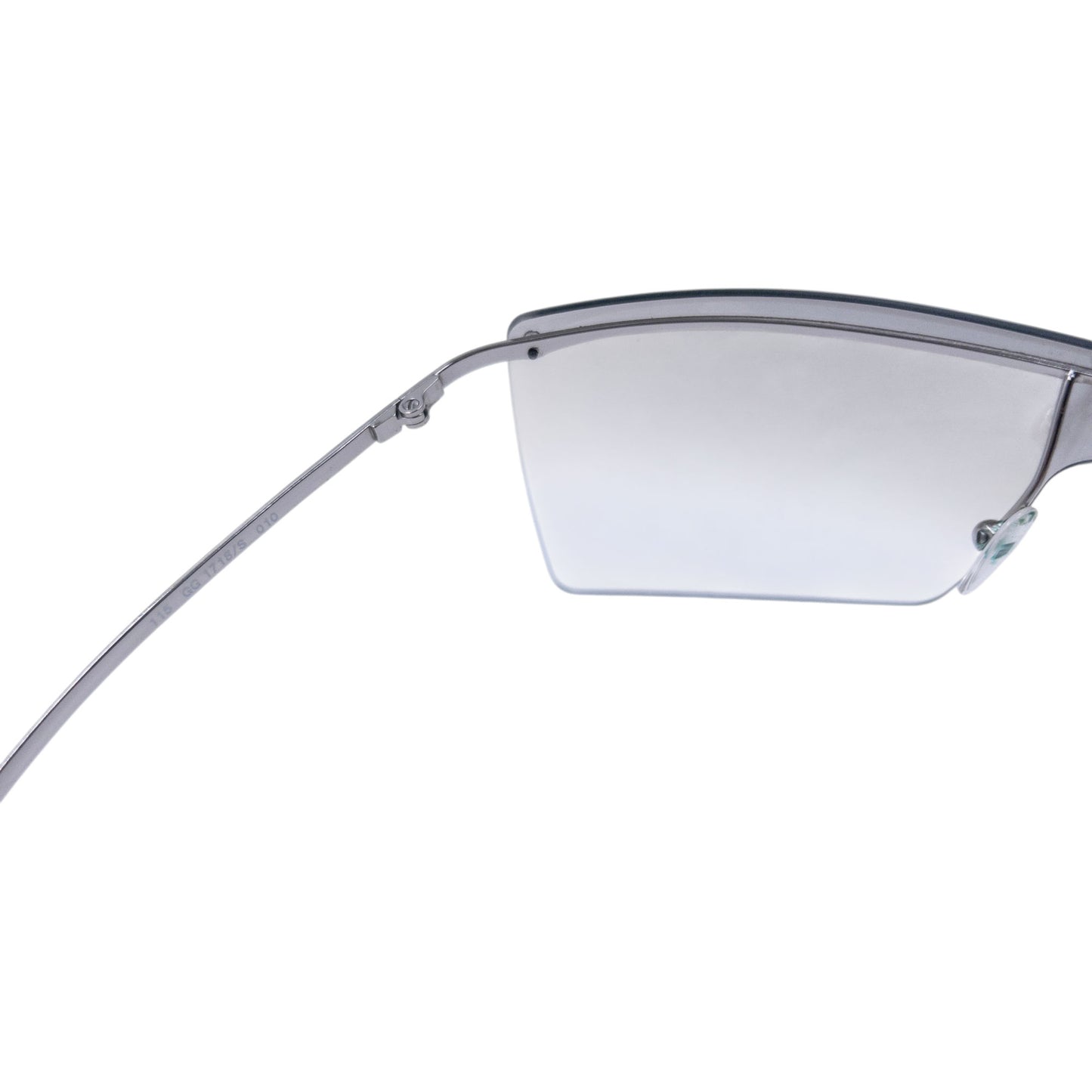 Vintage 2000s Gucci Clear Rimless Sunglasses