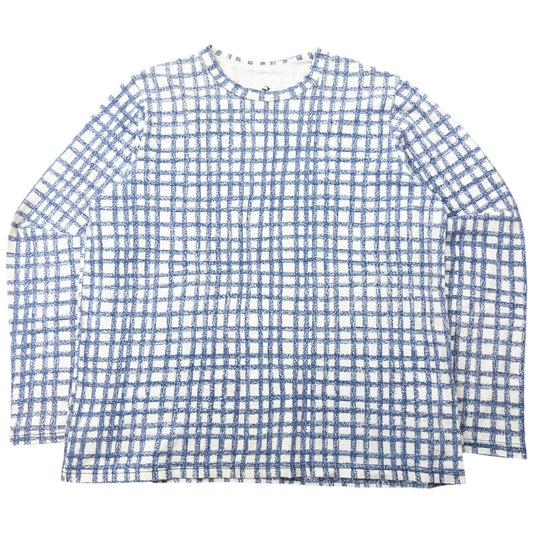 Vintage 90s Hai Sporting Gear By Issey Miyake Checkered Long Sleeve T Shirt Size XS