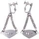 Vintage 2000s Dior By John Galliano Silver Clip-On Earrings