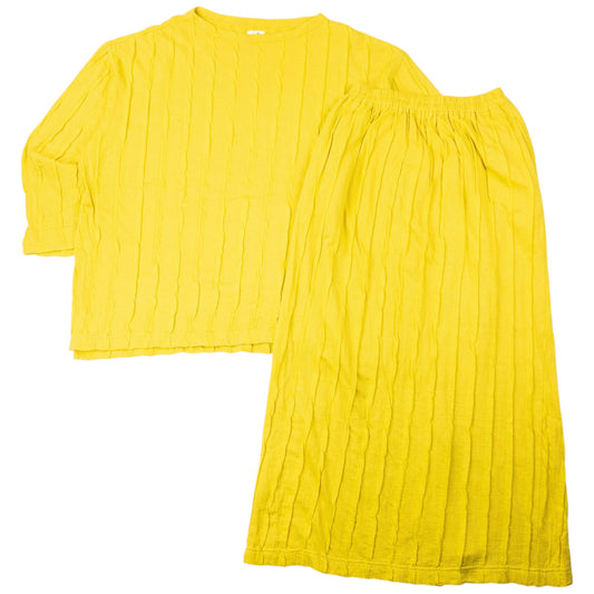 Vintage Hai Sporting Gear By Issey Miyake Top & Skirt Set Womens Size M
