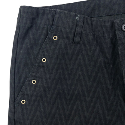 Vintage 2000s PPFM Zig-Zag Pattern Denim Jeans Size W31