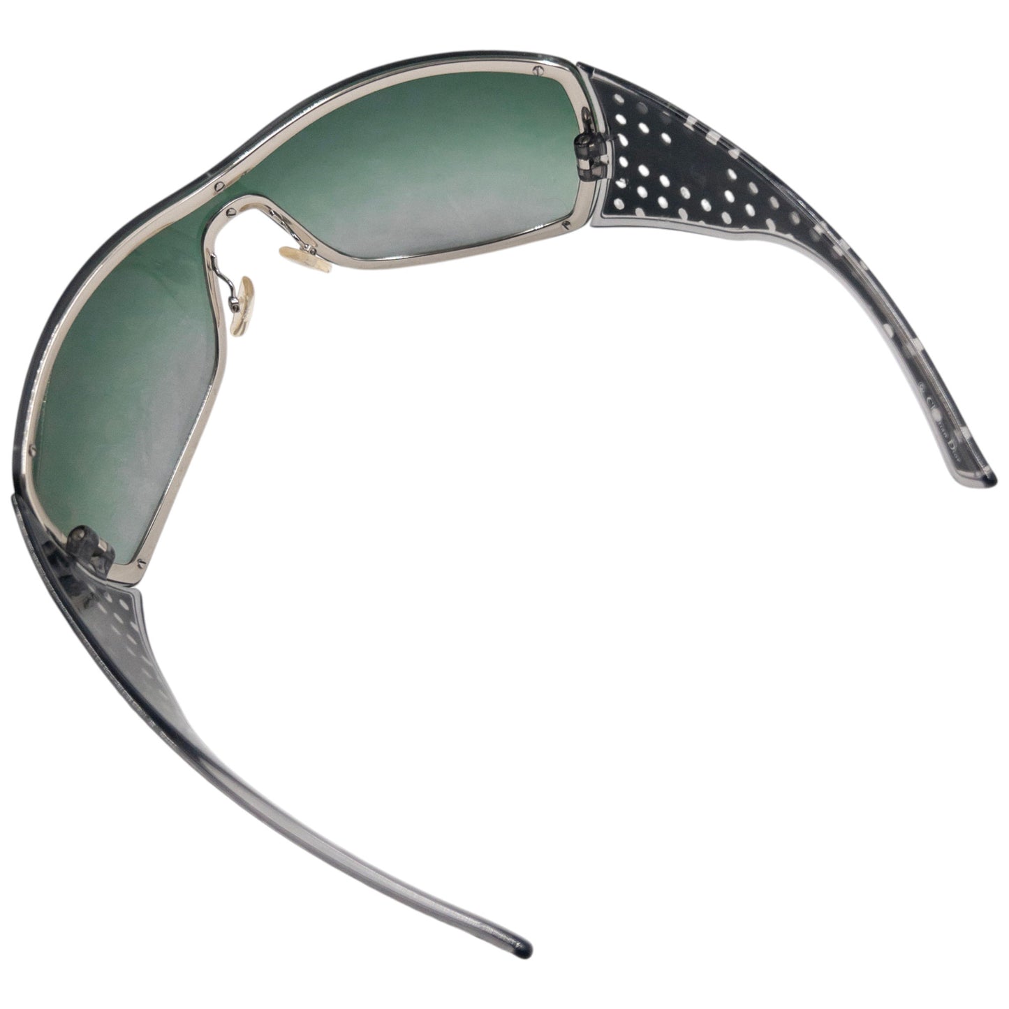 Vintage 2000s Dior Quadrille Shield Sunglasses