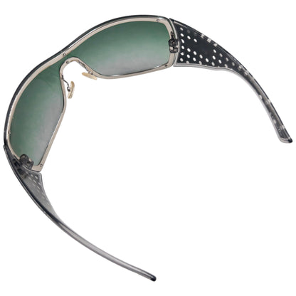 Vintage 2000s Dior Quadrille Shield Sunglasses