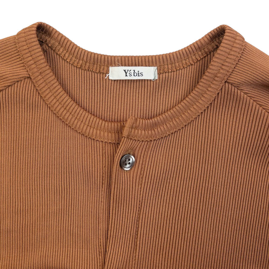 Vintage 90s Yohji Yamamoto Ribbed Cardigan Womens Size S