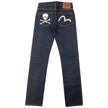 Vintage Evisu Gull Skull Japanese Denim Jeans Size W28