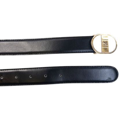 Vintage 90s Burberry Leather Belt Size XL
