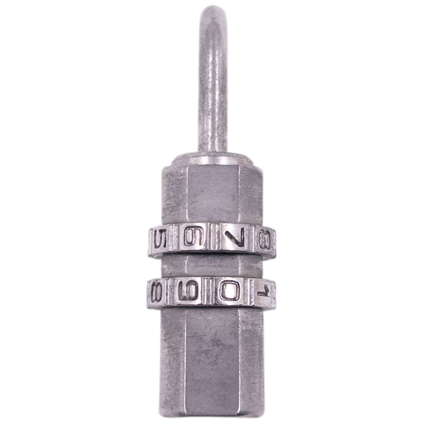 Vintage 2000s Prada Silver Combination Padlock