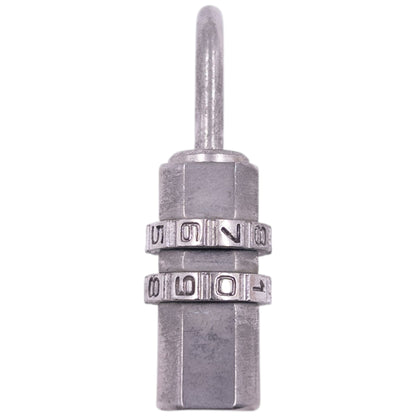 Vintage 2000s Prada Silver Combination Padlock