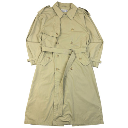 Vintage 80s YSL Yves Saint Laurent Belt Waist Trench Jacket Size XL