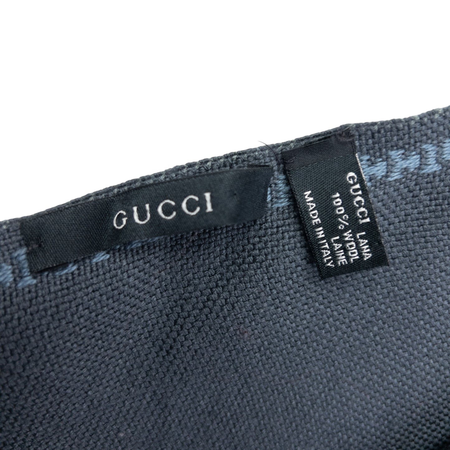 Vintage 2000s Gucci Wool Scarf