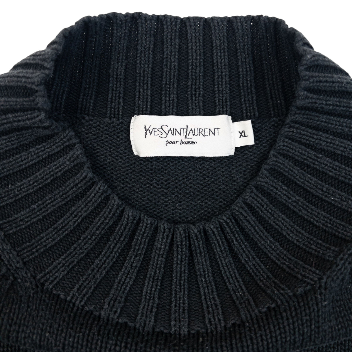 Vintage 2000s YSL Yves Saint Laurent Knit Jumper Size XL