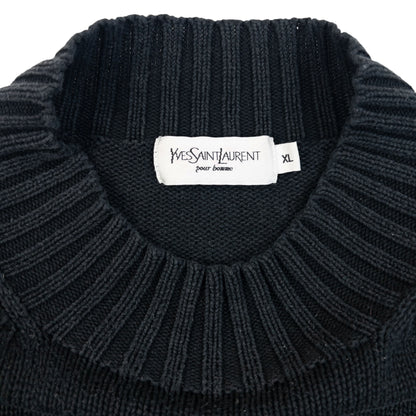 Vintage 2000s YSL Yves Saint Laurent Knit Jumper Size XL
