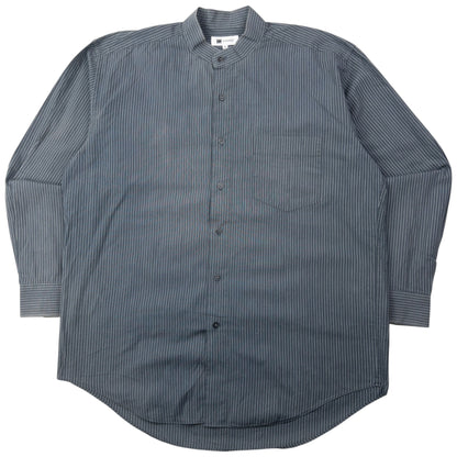Vintage 90s Issey Miyake Striped Long Sleeve Button Up Shirt Size L