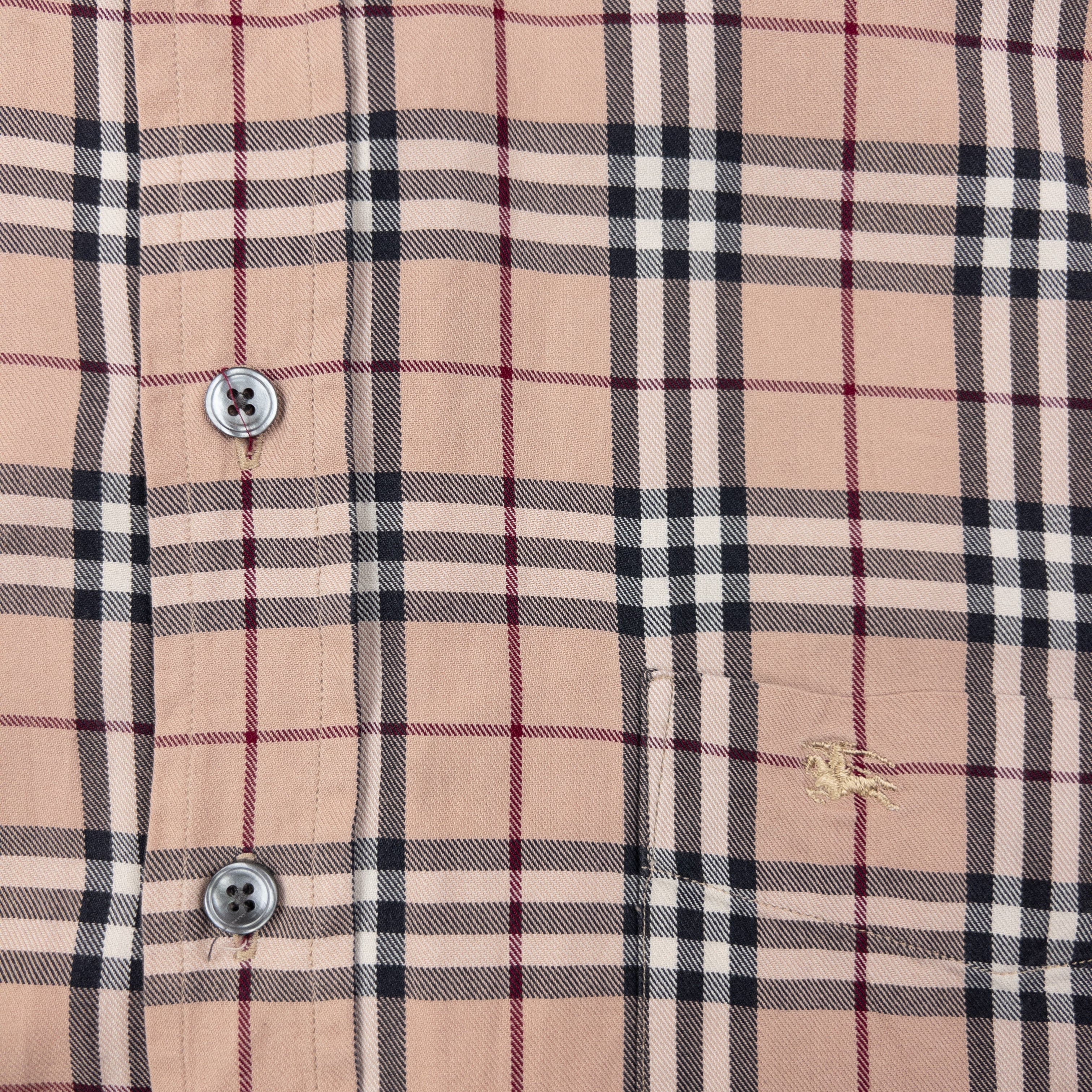 Vintage 2000s Burberry Nova Check Long Sleeve Button Up Shirt Size L