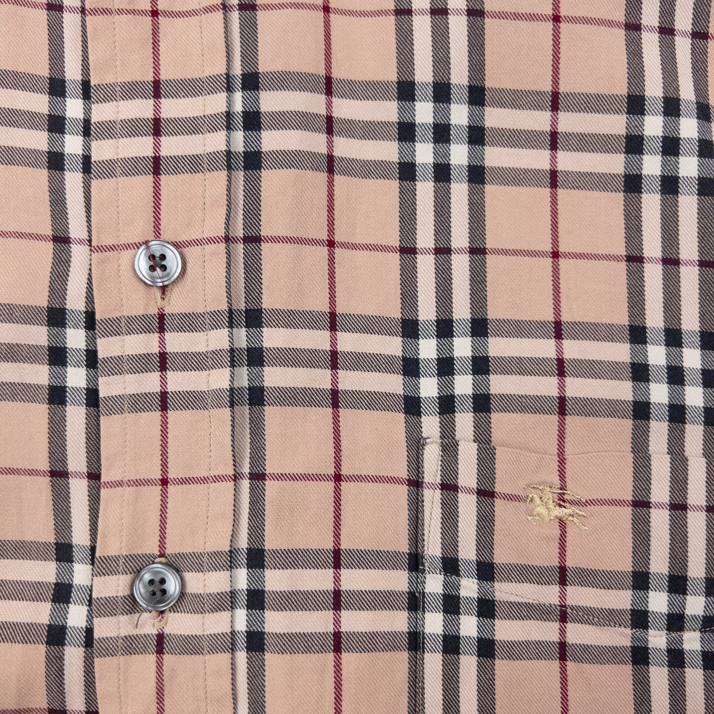 Vintage 2000s Burberry Nova Check Long Sleeve Button Up Shirt Size L