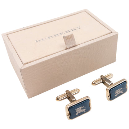 Vintage 2000s Burberry Logo Cuff Links
