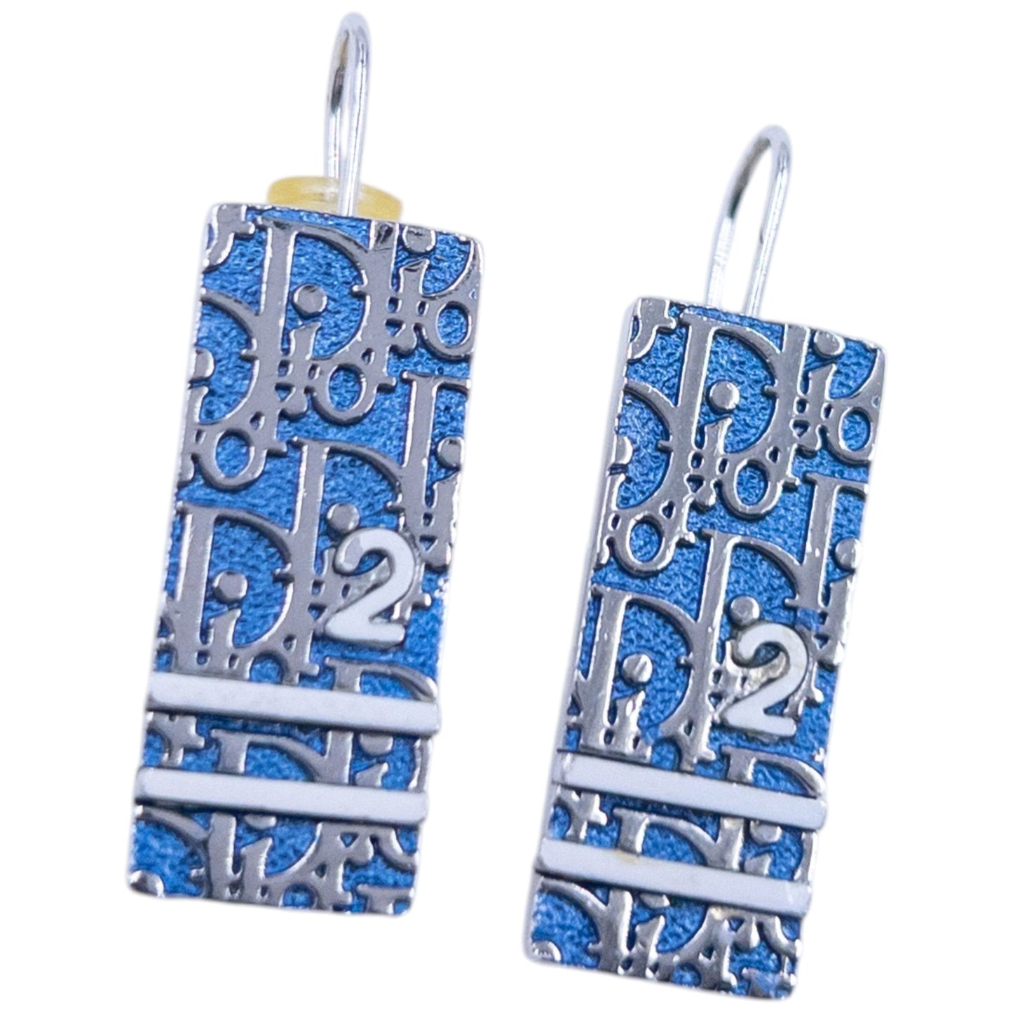 Vintage 2000s Dior Monogram Number Earrings