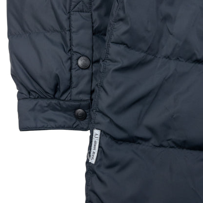 Vintage Armani Jeans Button Up Puffer Jacket Size L