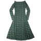 Vintage 2000s Jean Paul Gaultier Mesh Monogram Long Sleeve Dress Womens Size S