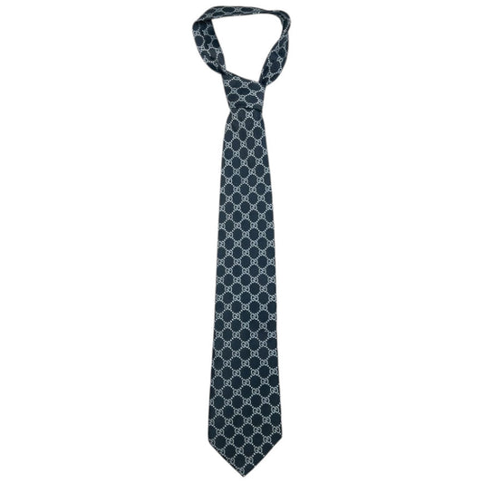 Vintage Gucci Monogram Silk Tie