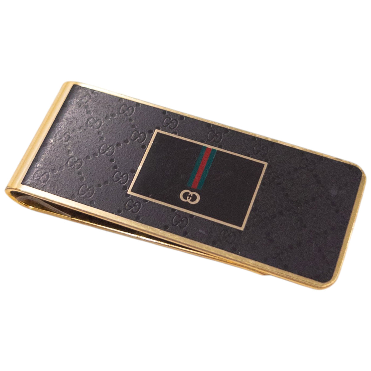 Vintage 90s Gucci Monogram Money Clip