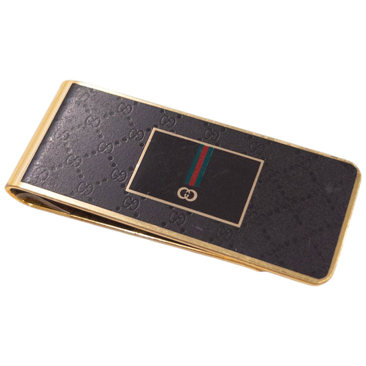 Vintage 90s Gucci Monogram Money Clip