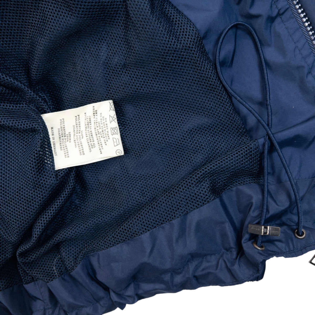 Vintage 2000s Burberry Zip Up Jacket in navy (nylon), photo 7