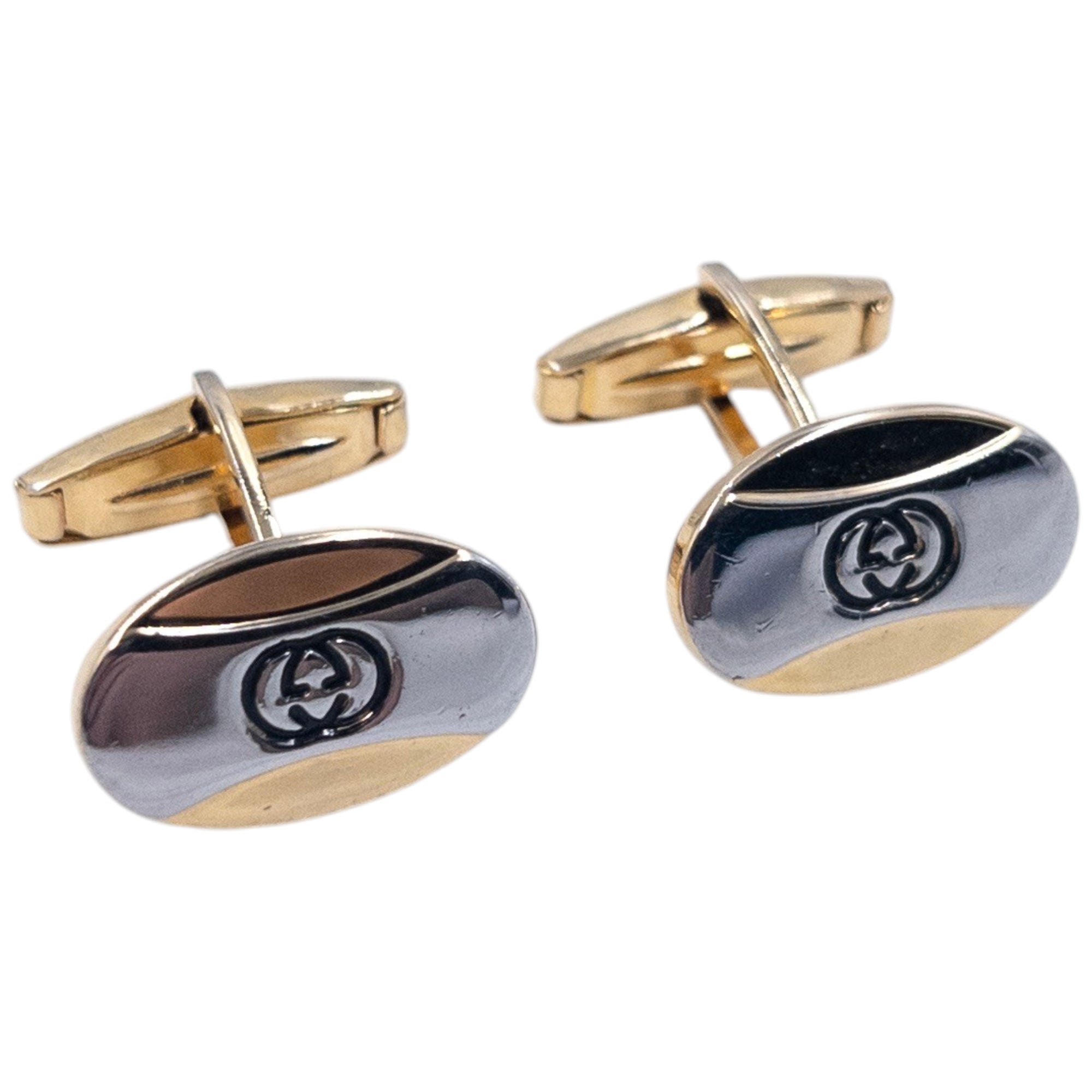 Vintage Gucci Embossed Cuff Links