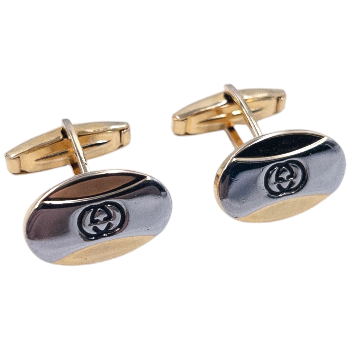 Vintage Gucci Embossed Cuff Links