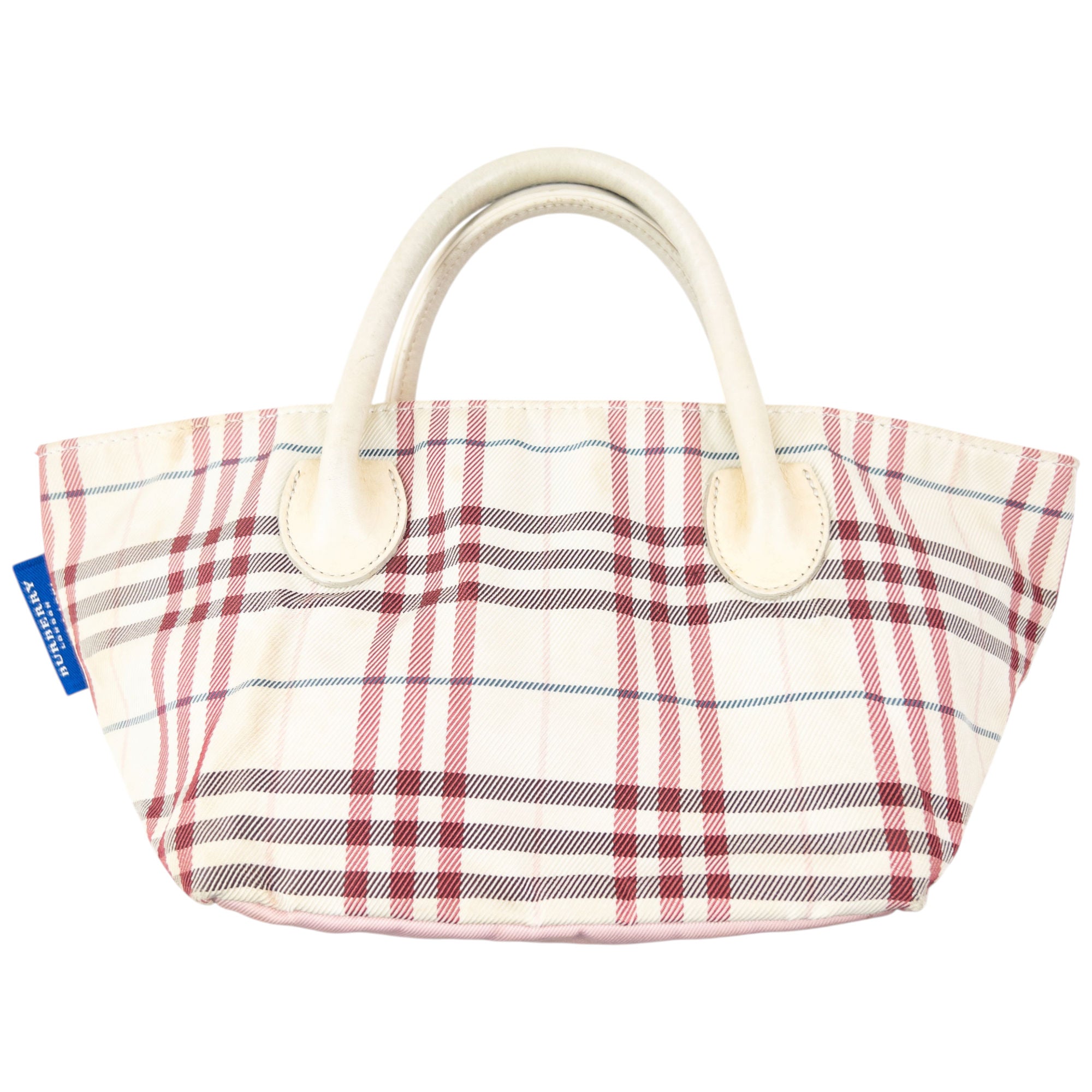 Vintage 2000s Burberry Blue Label Nova Check Handbag | Second Wave