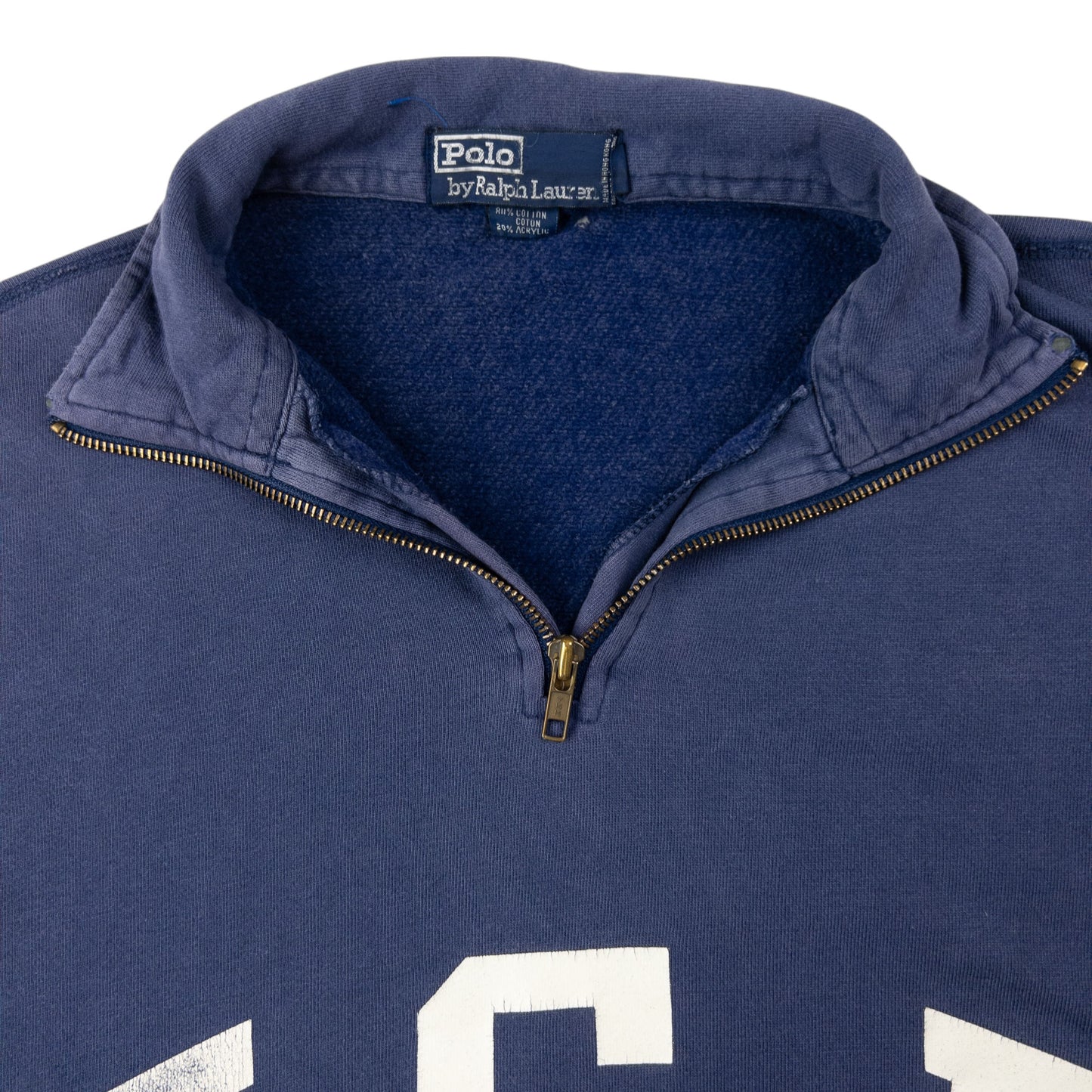 Vintage Polo Ralph Lauren USA Q Zip Sweatshirt Size L