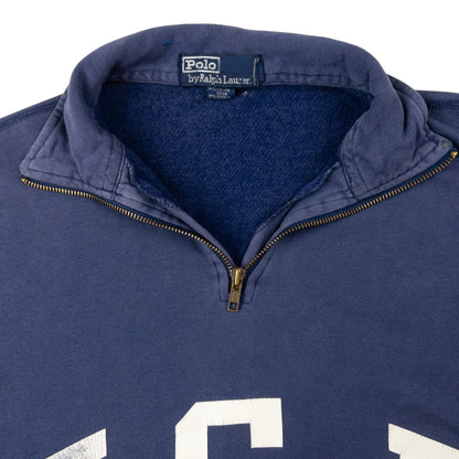 Vintage Polo Ralph Lauren USA Q Zip Sweatshirt Size L