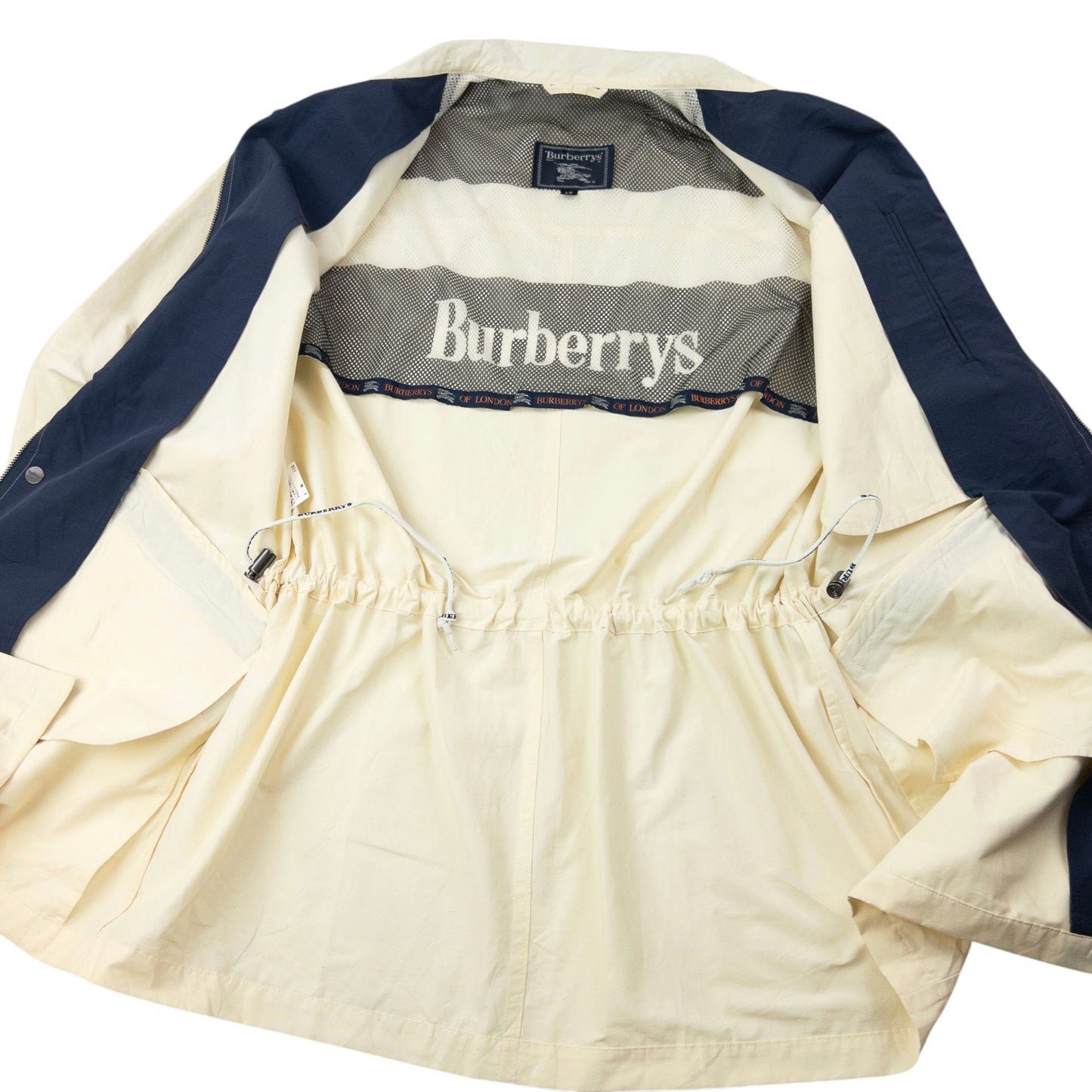 Vintage 90s Burberry Zip Up Jacket Size L
