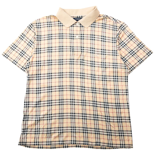 Vintage 2000s Burberry Nova Check Polo Shirt Womens Size S