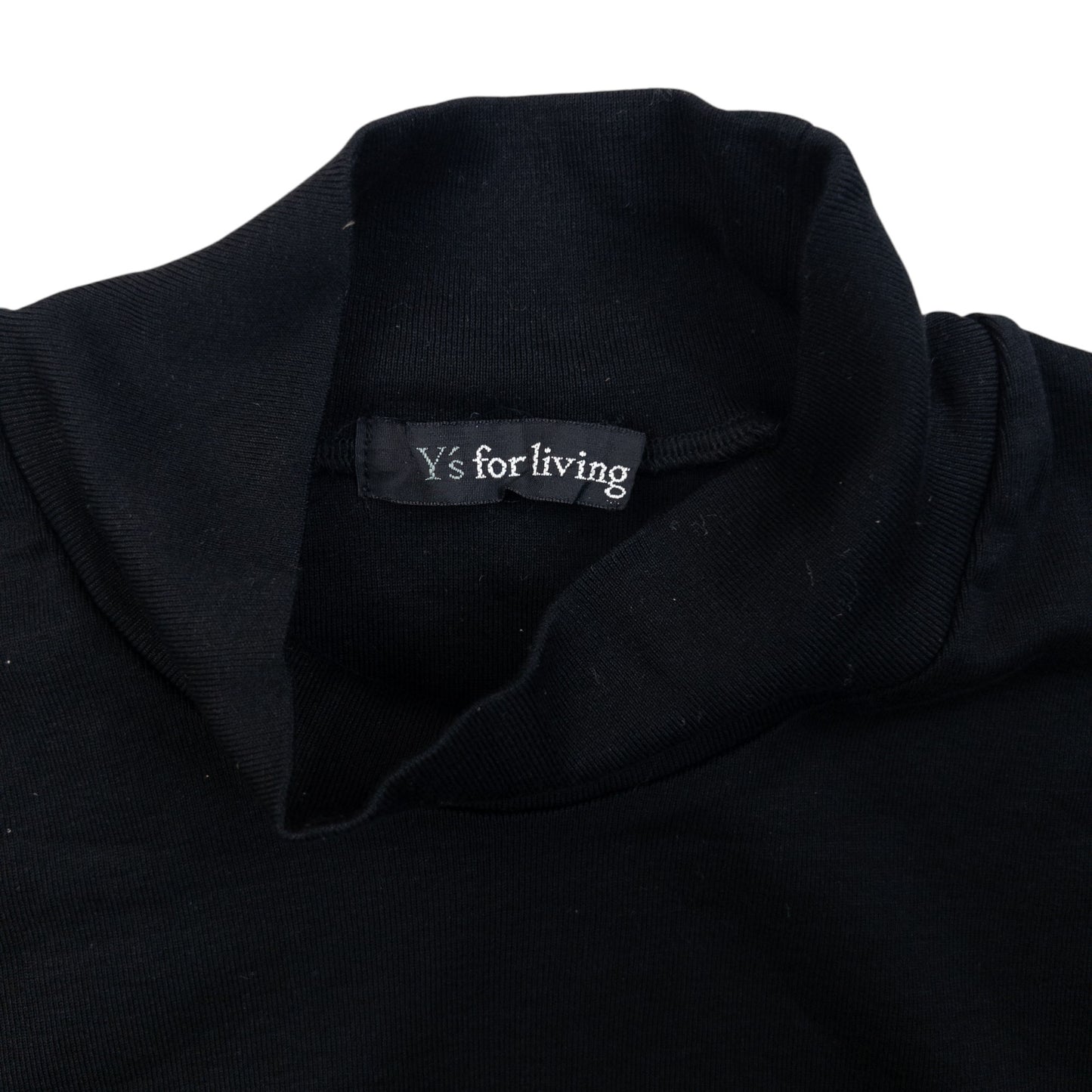 Vintage 90s Yohji Yamamoto Turtleneck T Shirt Womens Size M