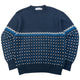 Vintage 80s YSL Yves Saint Laurent Pattern Knit Jumper Size S