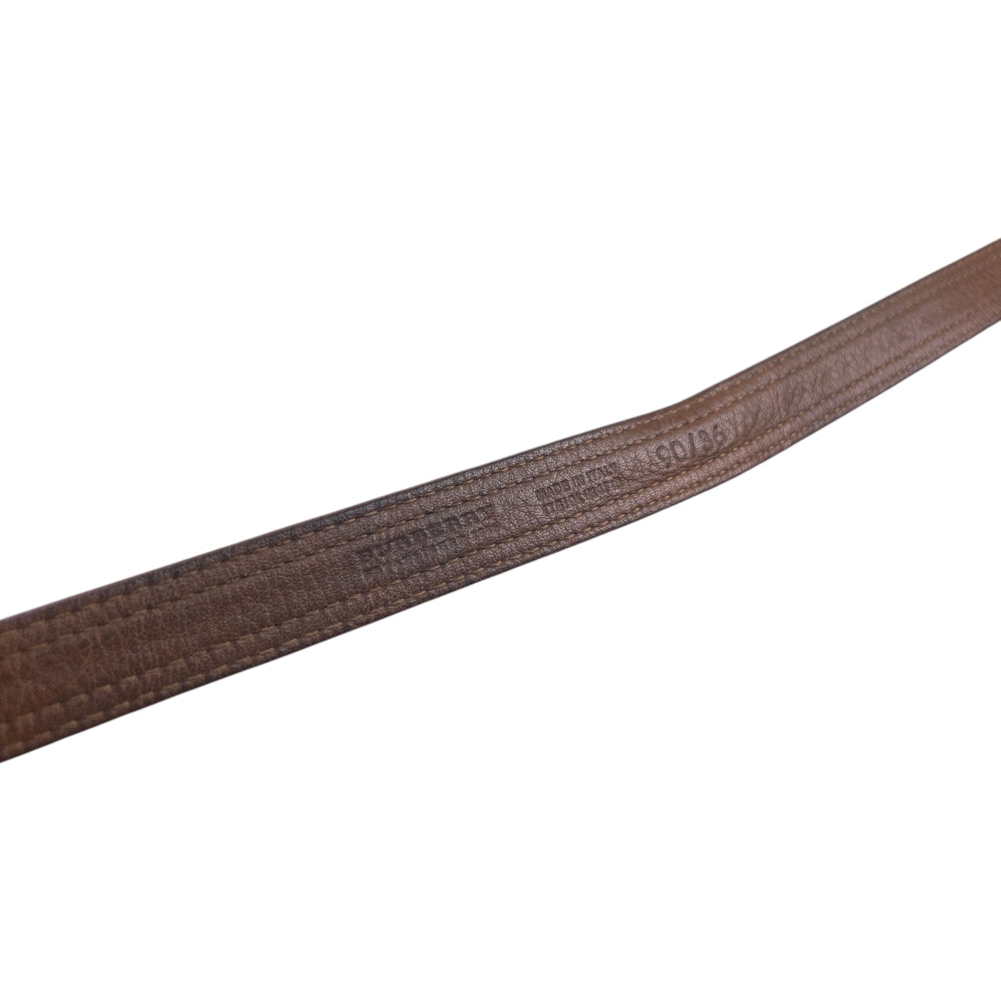 Vintage 2000s Burberry Leather Belt Size W32