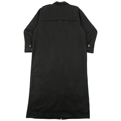 Vintage 2000s Yohji Yamamoto Half Button Longline Jacket Womens Size XL