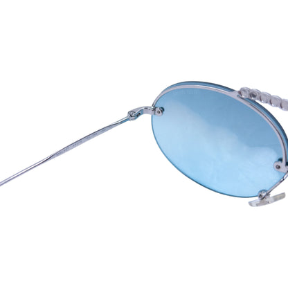 Miu Miu Bejewelled Rimless Sunglasses
