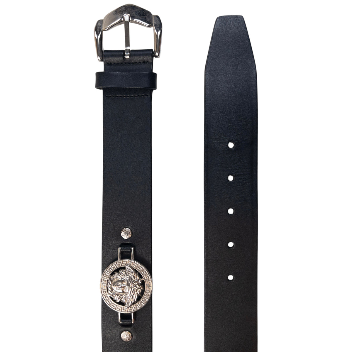 Vintage 90s Gianni Versace Embossed Leather Belt Size L