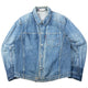 Vintage 2000s Levi's Engineered Garments Distressed Denim Jacket Size M