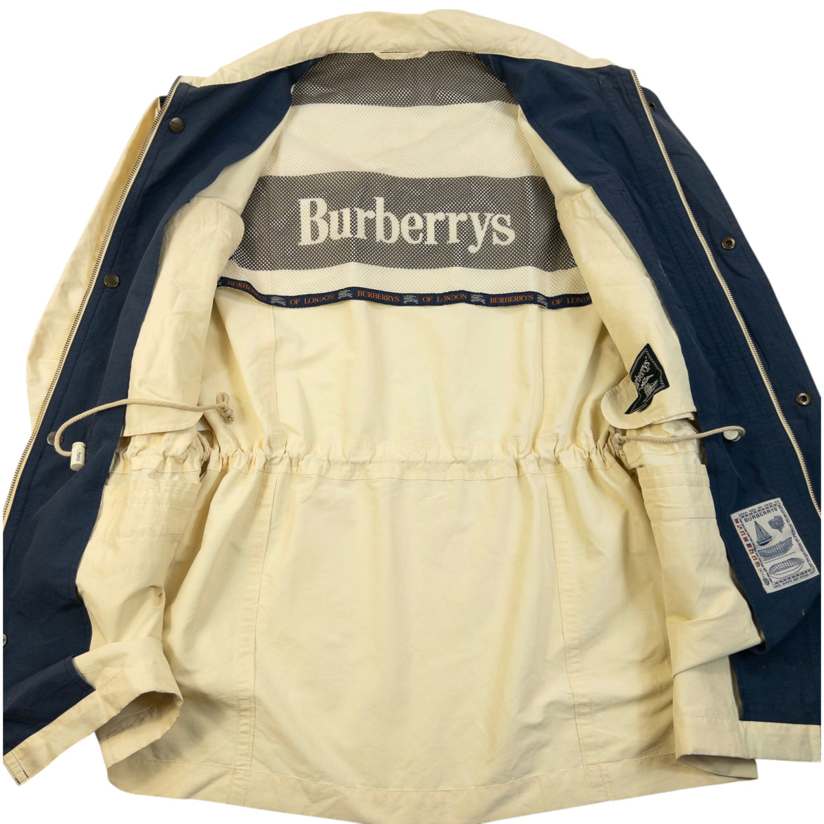Vintage 90s Burberry Zip Up Jacket Size M