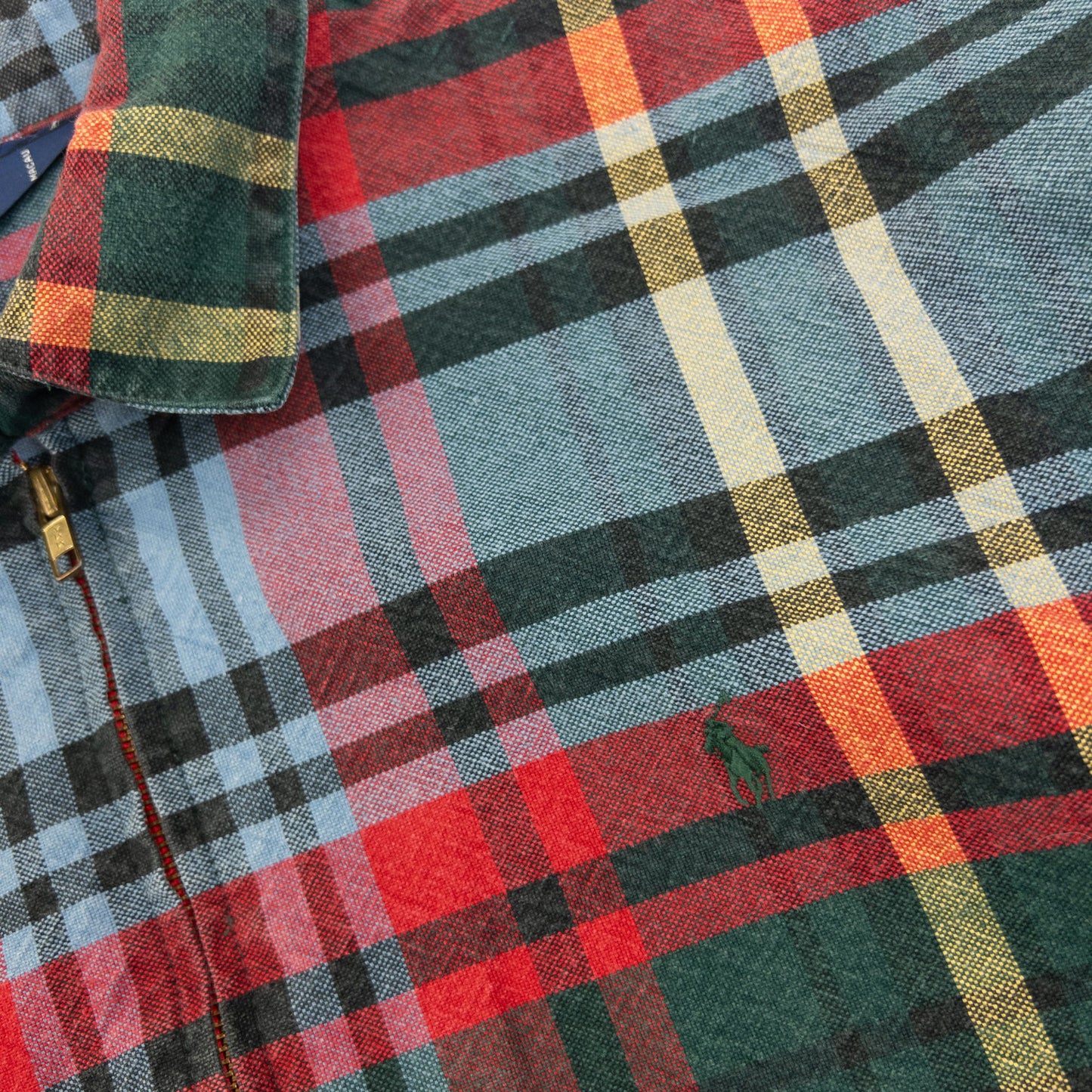 Vintage 90s Polo Ralph Lauren Checkered Jacket Size XL