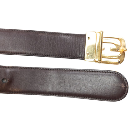 Vintage 80s Gucci Leather Belt Size XL
